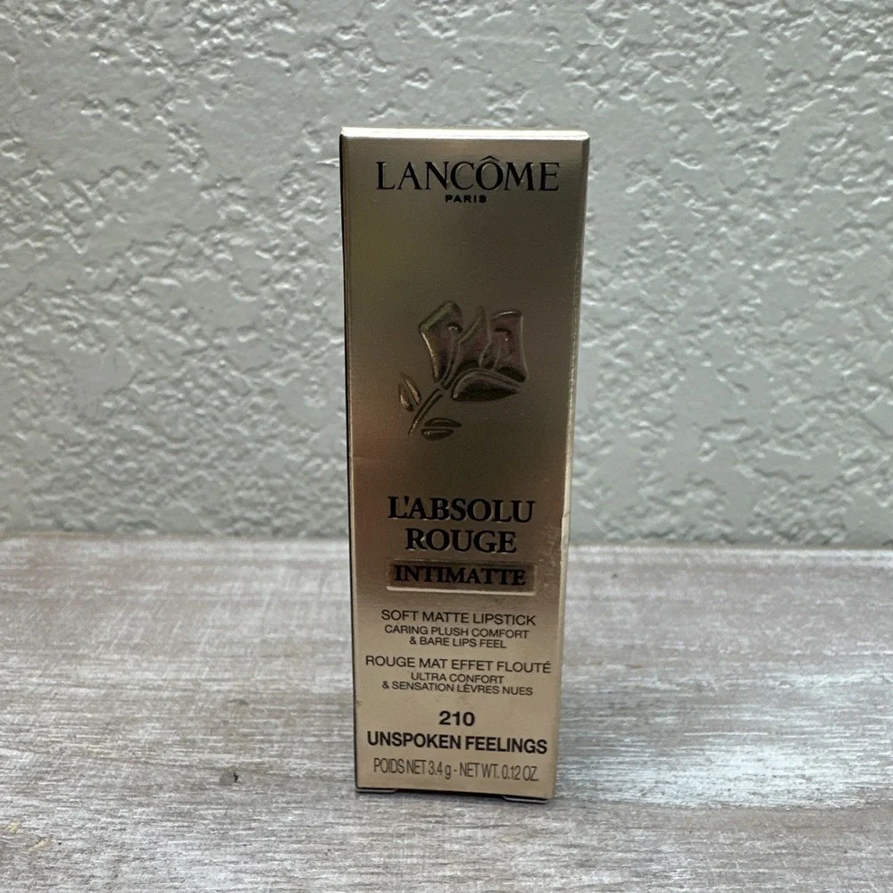 $23 🌙 LANCOME L'ABSOLU ROUGE # 210 UNSPOKEN FEELINGS NEW